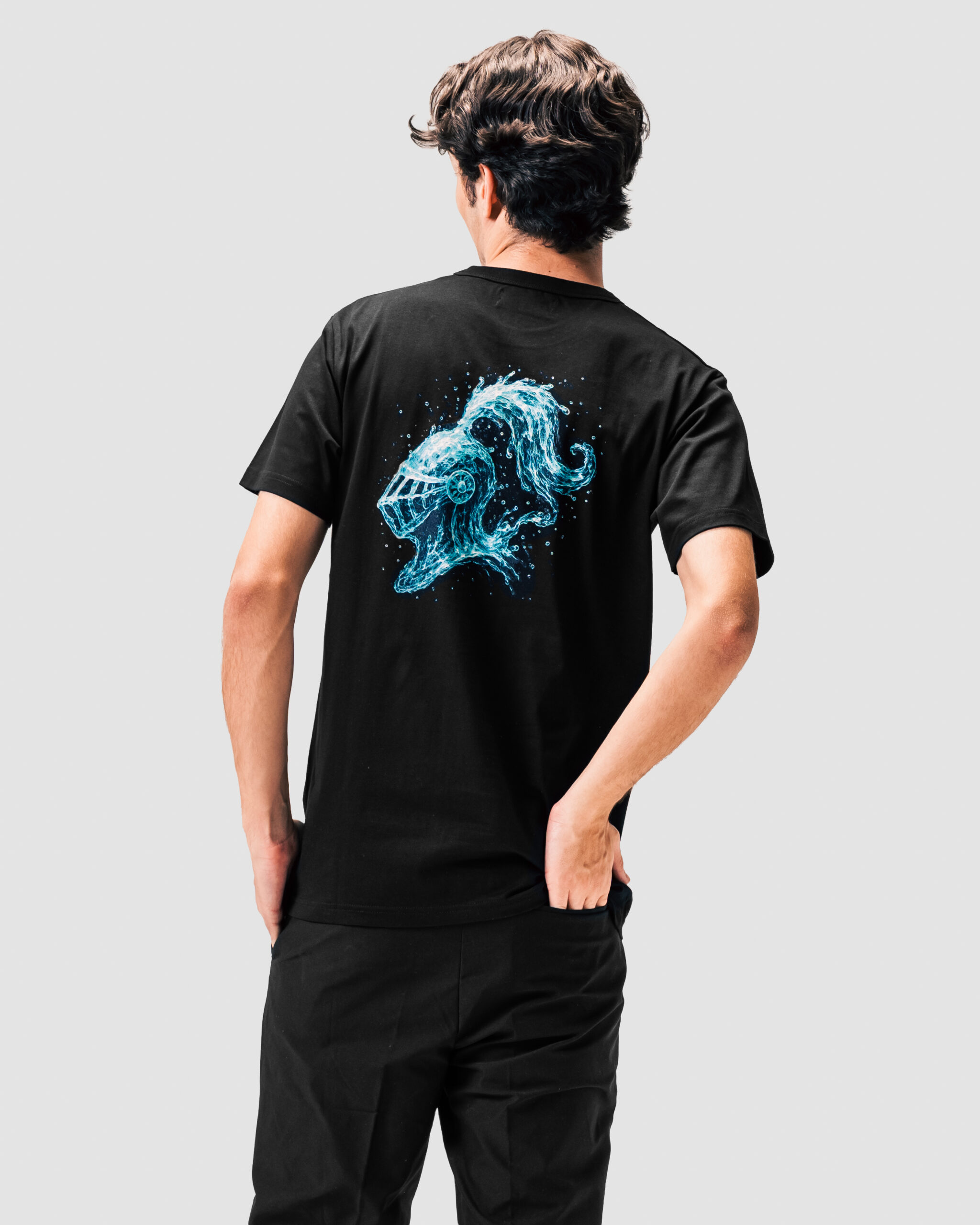 LF'026 - Graphic T-Shirt Splash Black